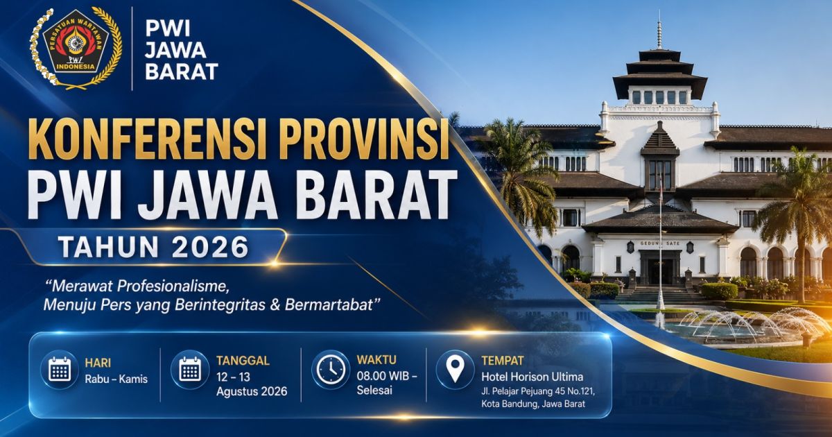 Konferprov PWI Jabar 2026 Digelar 12–13 Agustus, Panitia Mulai Sosialisasi Tahapan