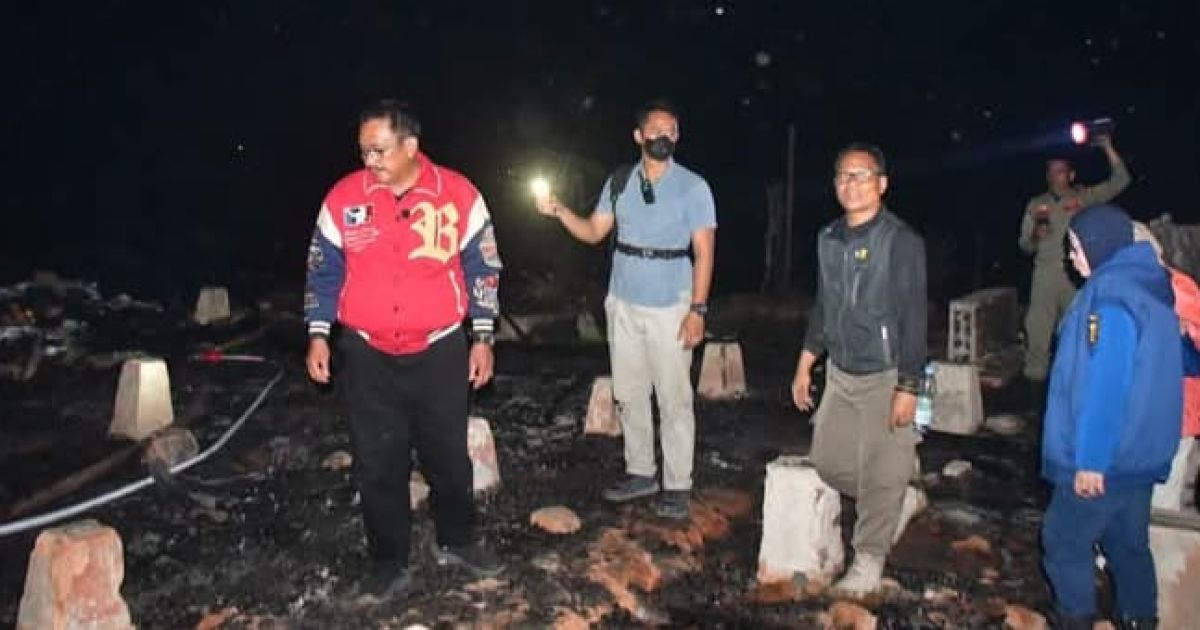 Diduga Akibat Korsleting Listrik, Kebakaran Landa Kampung Adat Ciptamulya di Cisolok