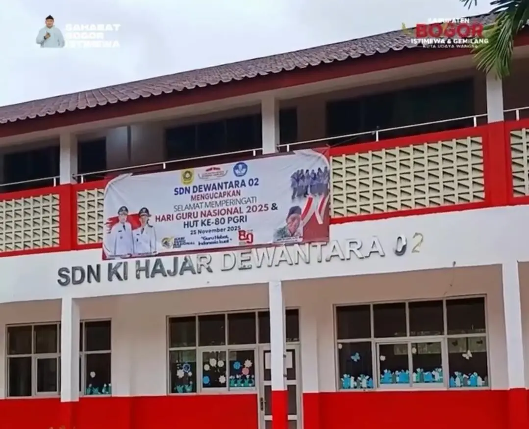 Komitmen Pendidikan, Bupati Bogor Realisasikan 3 RKB di SDN KH Dewantara 02