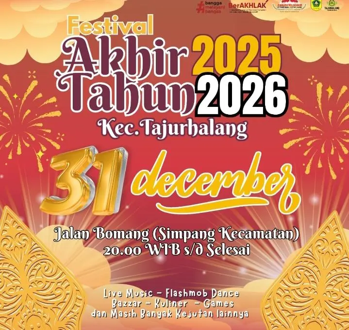 Car Free Night Tajurhalang Jadi Ruang Perayaan Tahun Baru Berbasis UMKM dan Identitas Wilayah