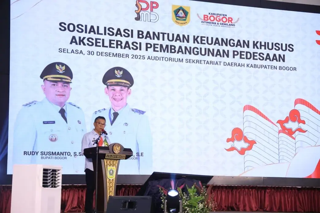 Bupati Bogor Perkuat Tata Kelola Bantuan Keuangan Desa untuk Percepatan Pembangunan