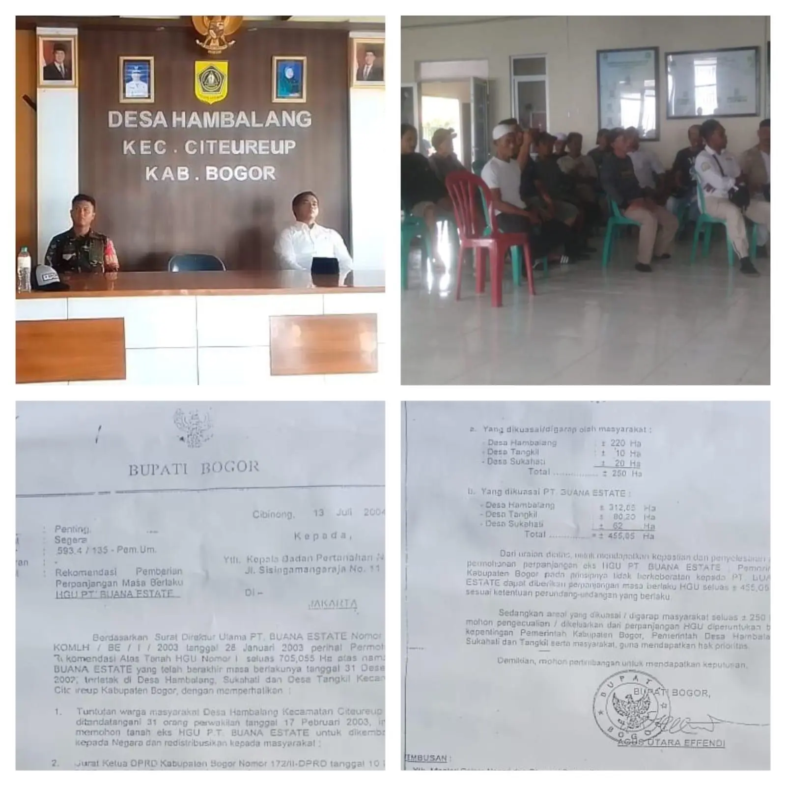 Diduga Ambil Lahan Garapan, PT Buana Estate Diprotes Warga Hambalang