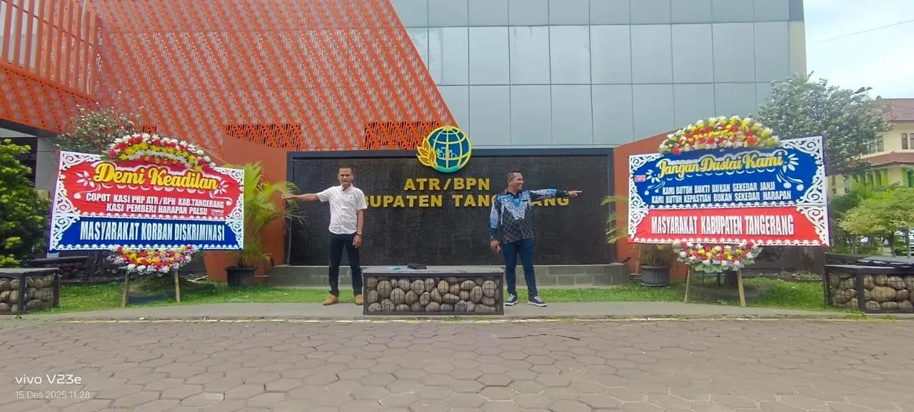 Diduga Langgar Standar Pelayanan, ATR/BPN Tangerang Disorot Publik