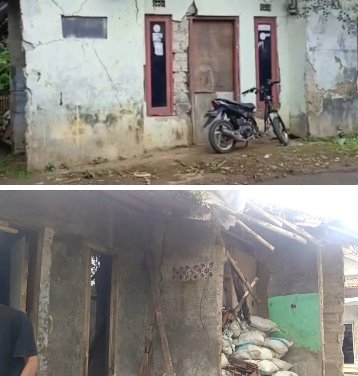 Empat Tahun Pascagempa, Rumah Janda Beranak Empat di Sukajaya Masih Rusak Parah