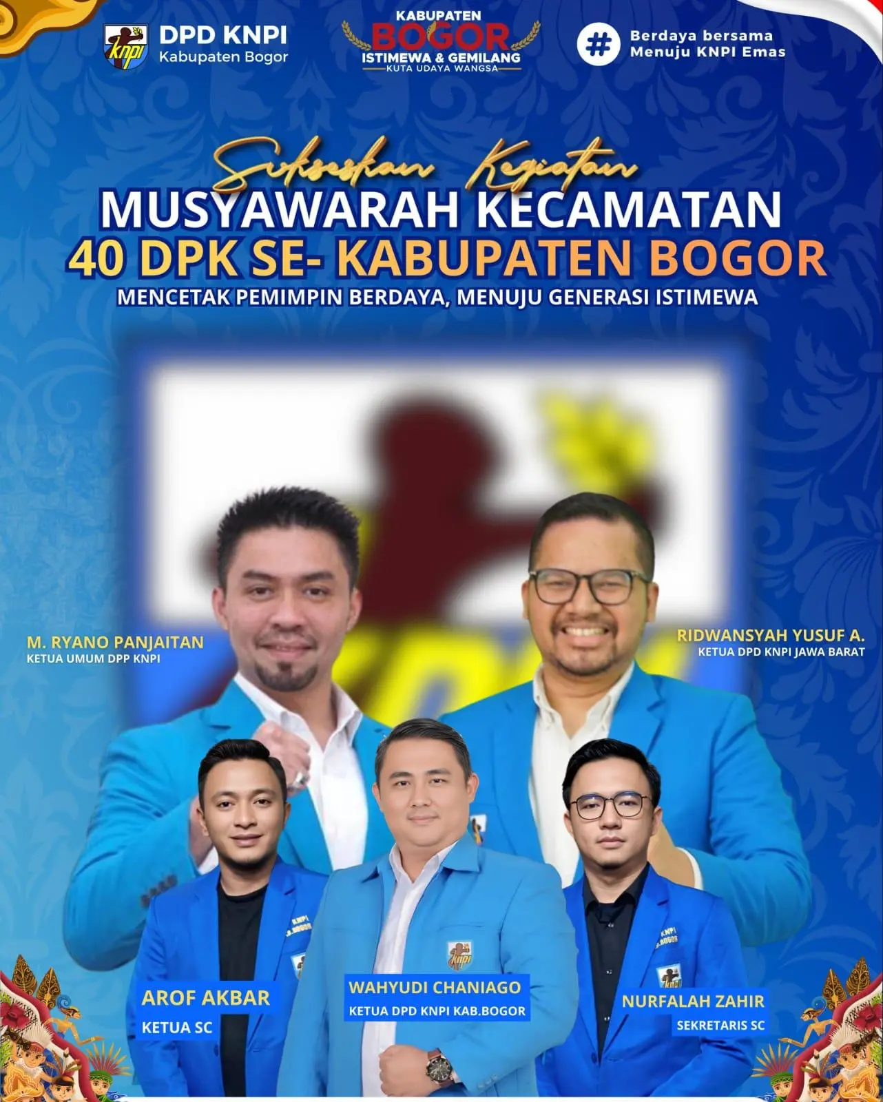 KNPI Bogor Mantapkan Konsolidasi Pemuda Lewat Muscam di 40 Kecamatan