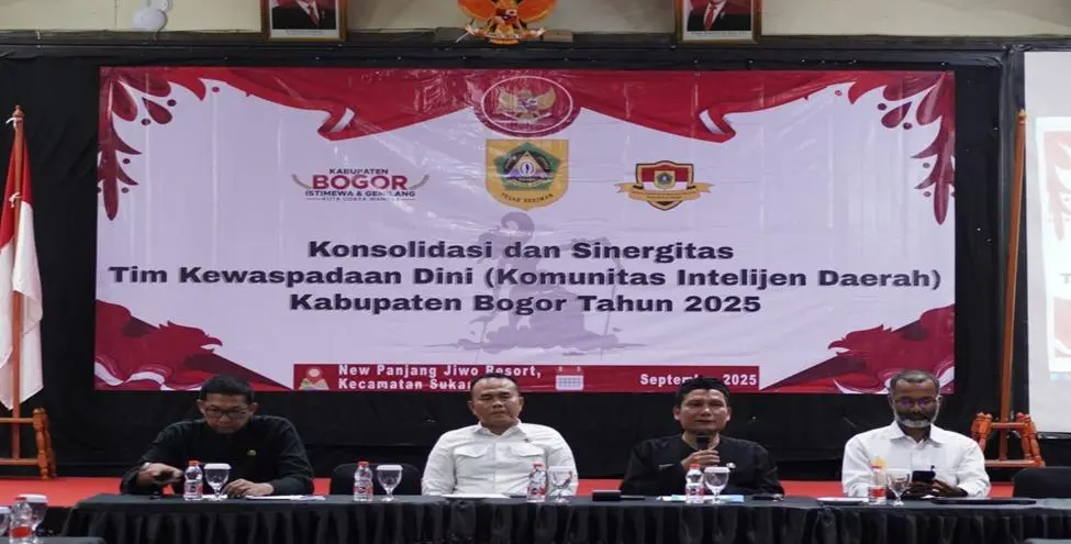 Bakesbangpol Kabupaten Bogor Perkuat Sinergitas Intelijen Daerah Demi Terwujudnya Kondusifitas dan Ketahanan Wilayah