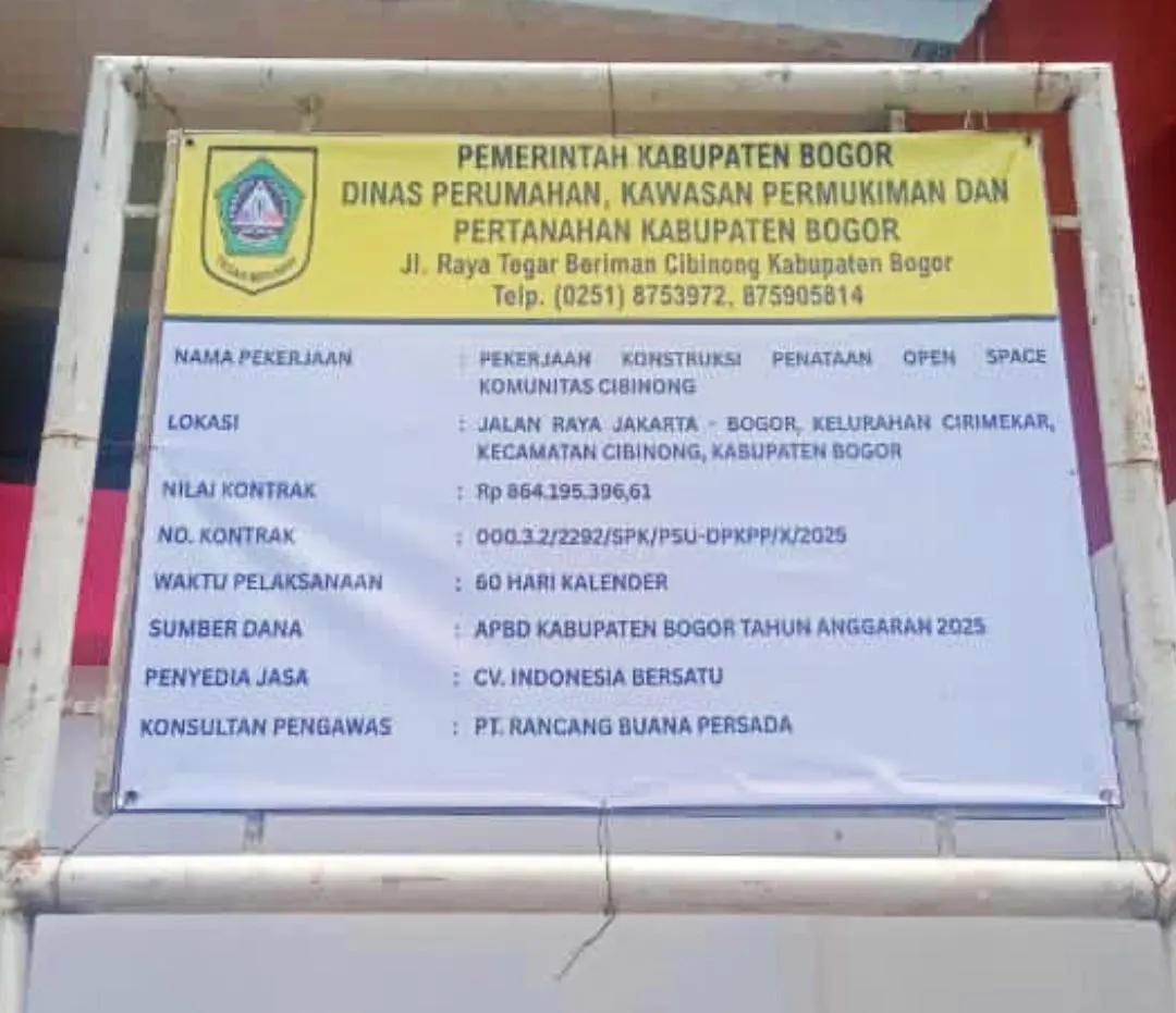 Proyek Pemerintah Bogor Diduga Gunakan 'Besi Banci', Keamanan Publik Terancam!