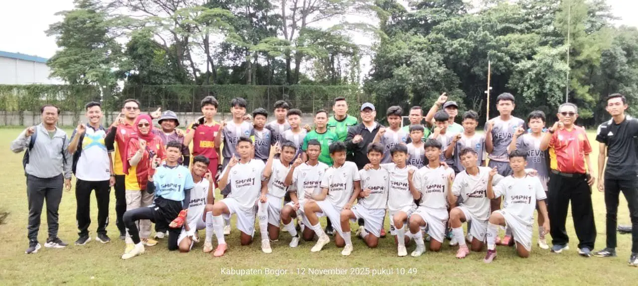 SMPN 1 Parung Raih Juara 1 Turnamen Sepak Bola Bupati Cup 2025