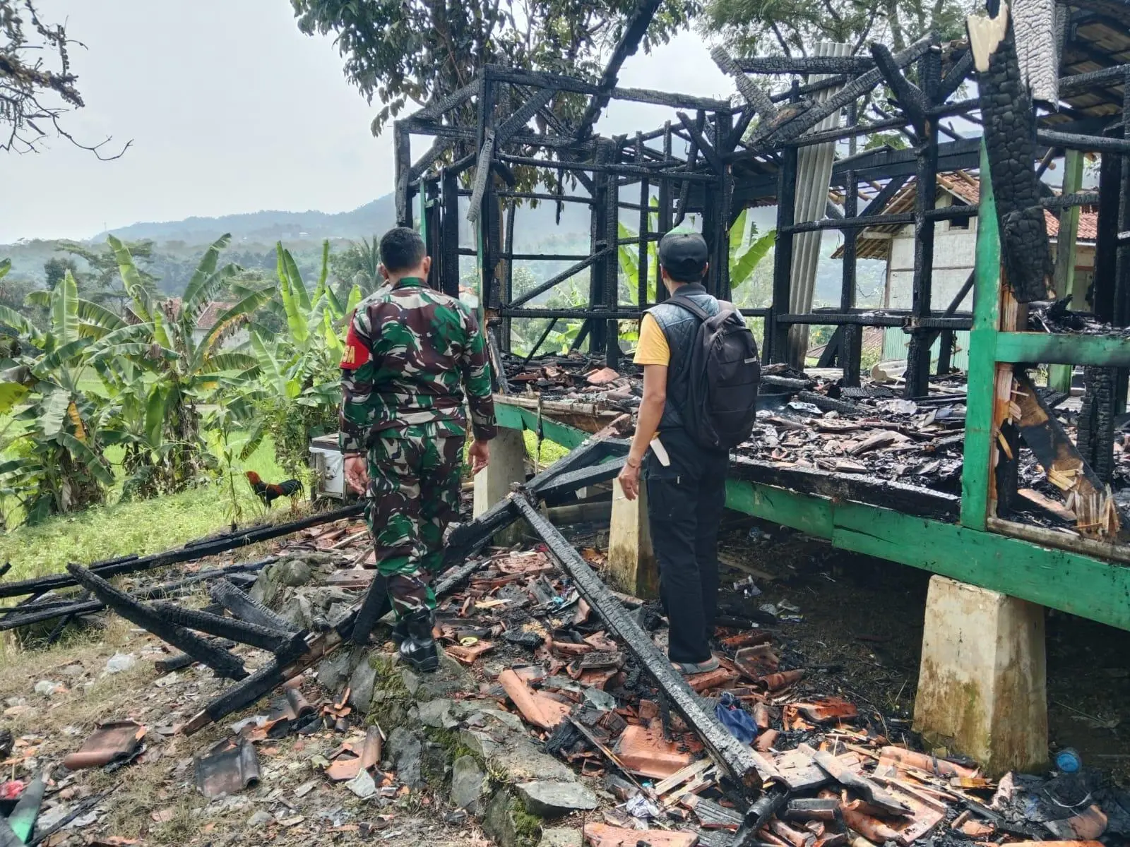 Ponpes Darul Iptida di Bogor Ludes Terbakar, Santri Kehilangan Tempat Belajar