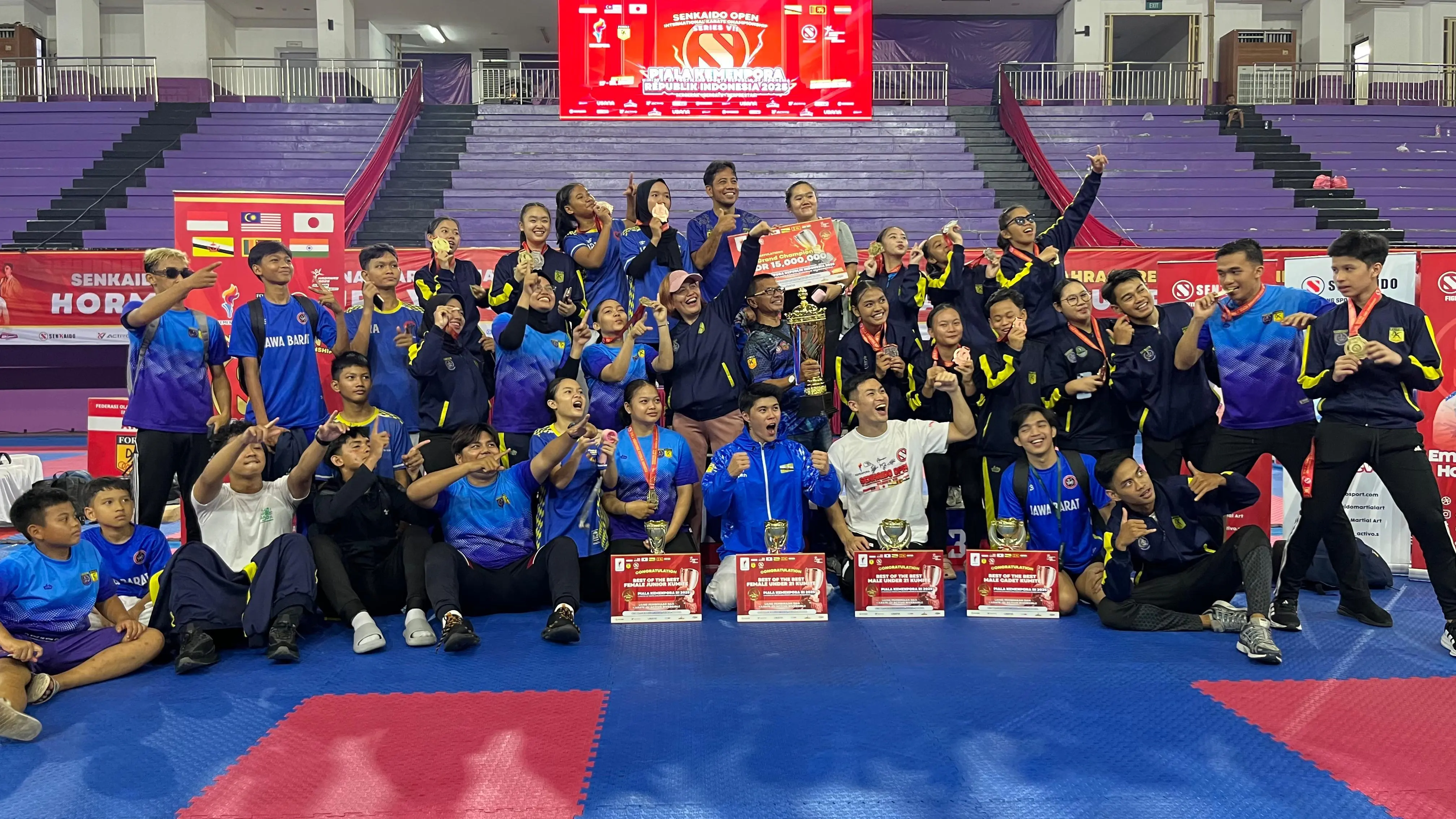 Forki Depok Ukir Hattrick Juara Umum di Piala Kemenpora!