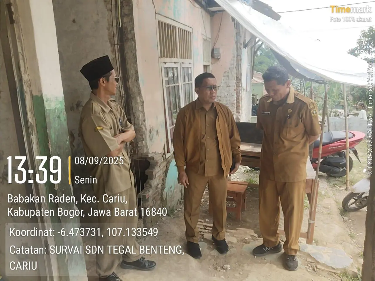 SDN Tegal Benteng Rusak Berat, Disdik Kabupaten Bogor Pastikan Rehabilitasi dan Pembangunan Ruang Kelas Baru