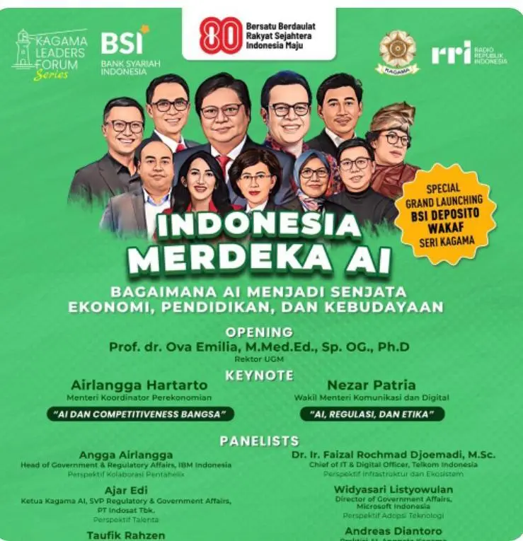 Airlangga: AI Jadi Senjata Indonesia Dongkrak Ekonomi, Pendidikan, dan Kebudayaan