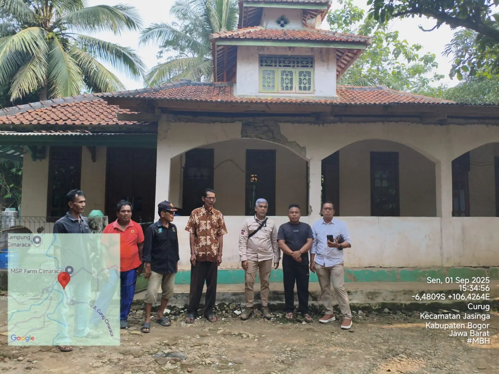Pemkab Bogor Dukung Rehabilitasi Rumah Ibadah di Desa Curug, Jasinga