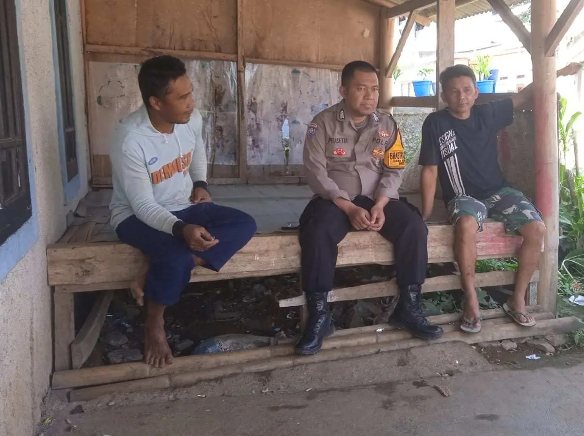 Polsek Ciawi Polres Bogor Gencarkan Sambang Warga untuk Jaga Kondusifitas