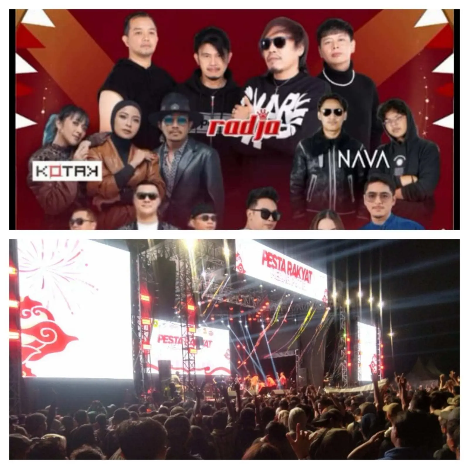 Kotak hingga Radja Hibur Warga di Pesta Rakyat Merah Putih Bogor