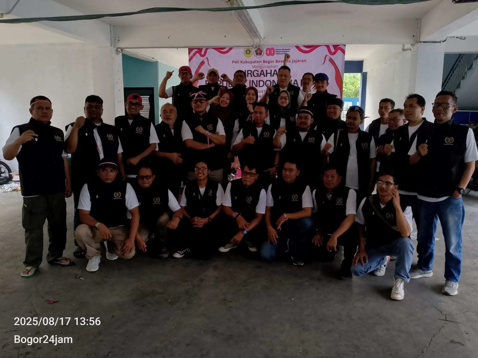 PWI Kabupaten Bogor Meriahkan HUT RI ke-80, Tegaskan Semangat Persatuan