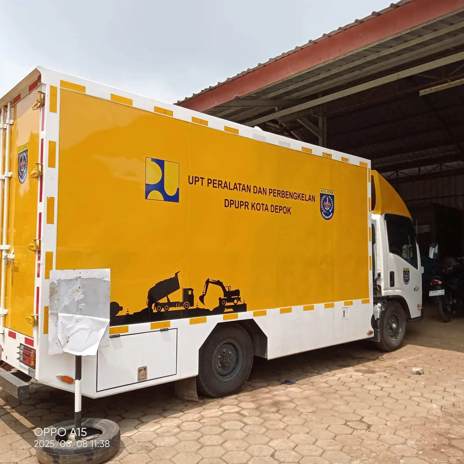 DPUPR Depok Tingkatkan Layanan dengan Armada Perawatan Alat Berat Siaga