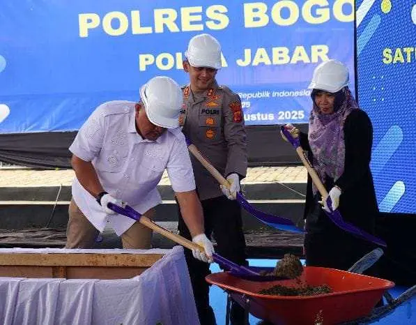 Langkah Nyata Cegah Stunting, Bupati Bogor Resmikan Dapur Bergizi SPPG Polri