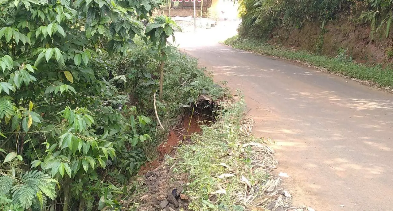 Longsor Ancam Jalan Ngasuh–Cileuksa, PUPR Bogor Siapkan Penanganan Cepat