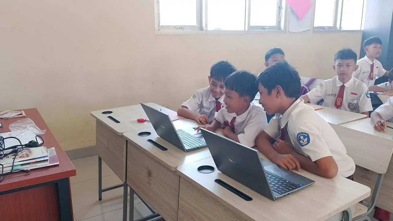 Simulasi ANBK Digelar di SDN Pangradin 01, Jadi Langkah Awal Literasi Digital