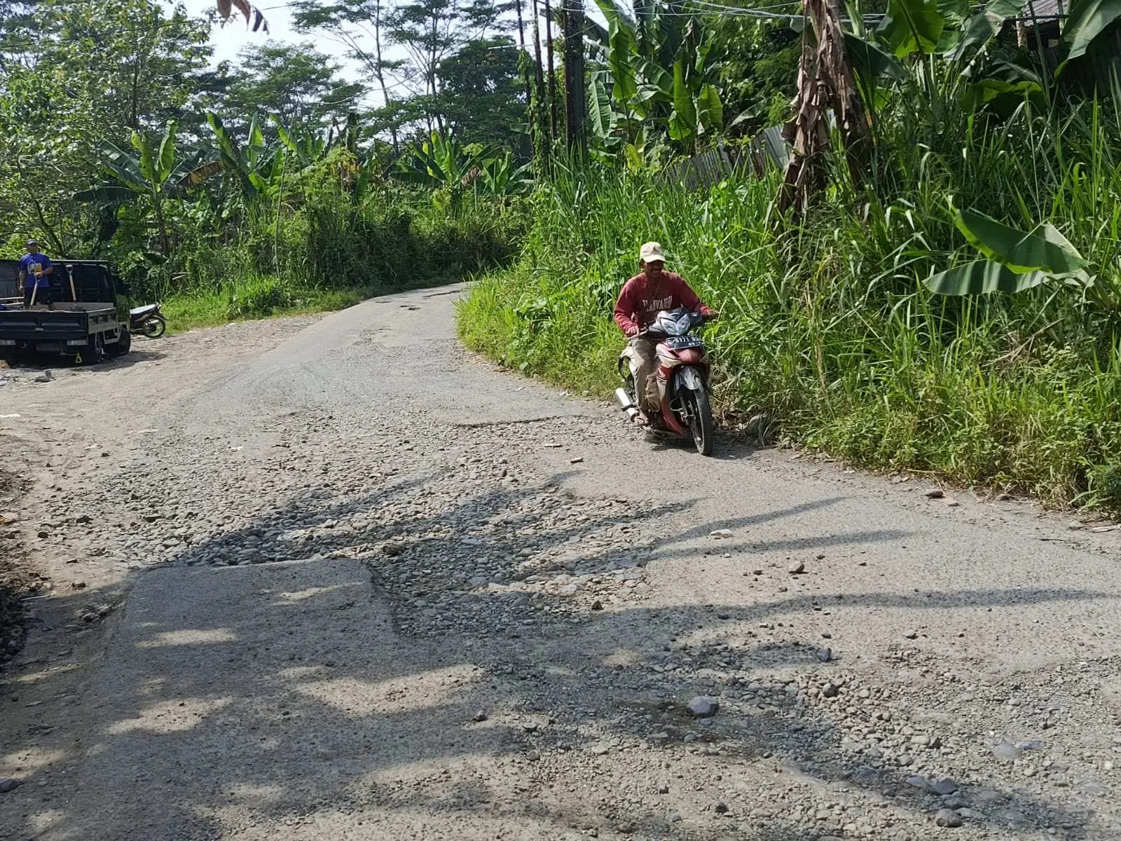 Jalan Cibeber–Kalongliud Rusak, UPT: Pemeliharaan Dimulai Setelah Leuwiliang–Pasar Eurih