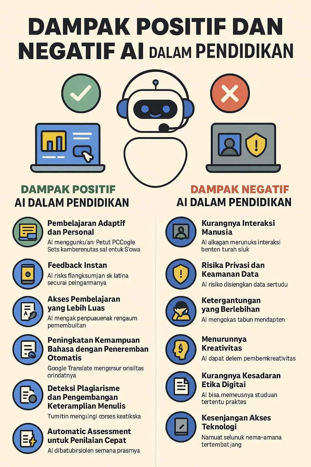 Penerapan AI Dalam Pendidikan: Dampak Positif dan Negatifnya