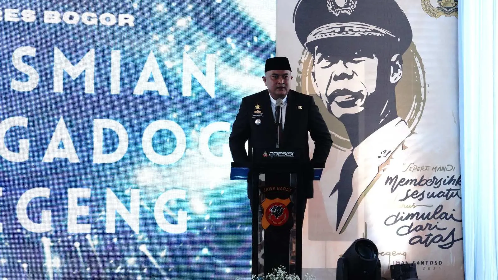 Bupati Bogor Resmikan Pos Gadog Hoegeng dan Jalan Hoegeng, Ini Maknanya