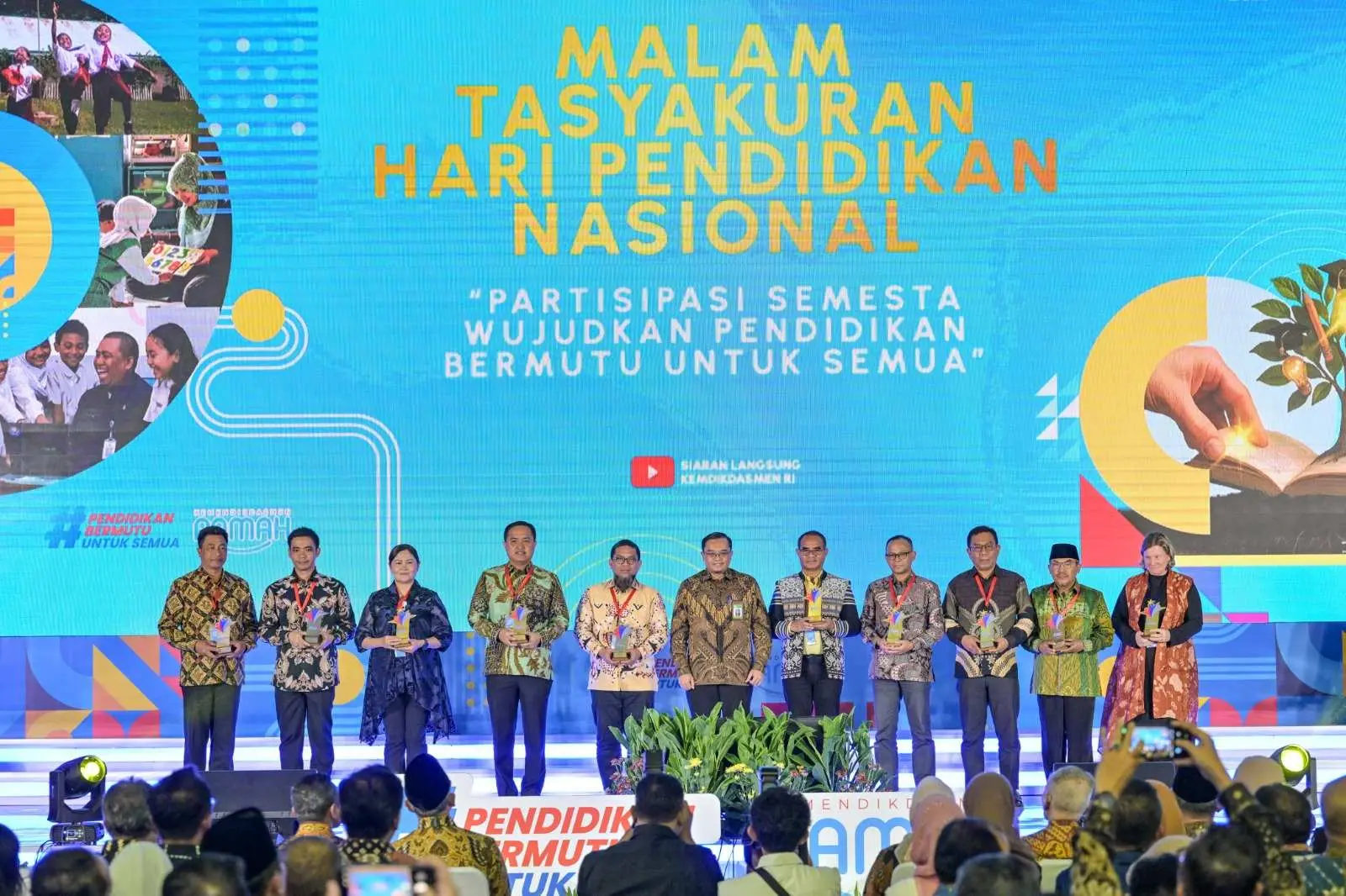 Malam Tasyakuran Hardiknas 2025: Kemendikdasmen Apresiasi Pemerintah Daerah dan Mitra Pendidikan Inklusif