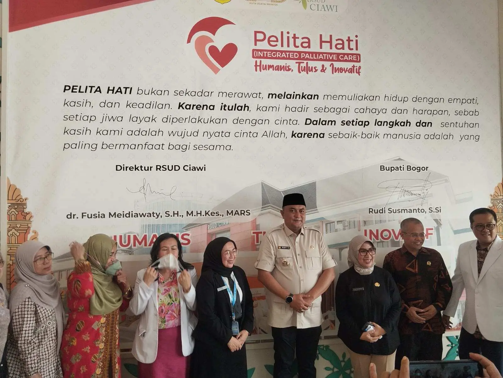 RSUD Ciawi Luncurkan Layanan Paliatif Pelita Hati, Bupati Bogor: Kita Tak Boleh Kalah dari RS Swasta