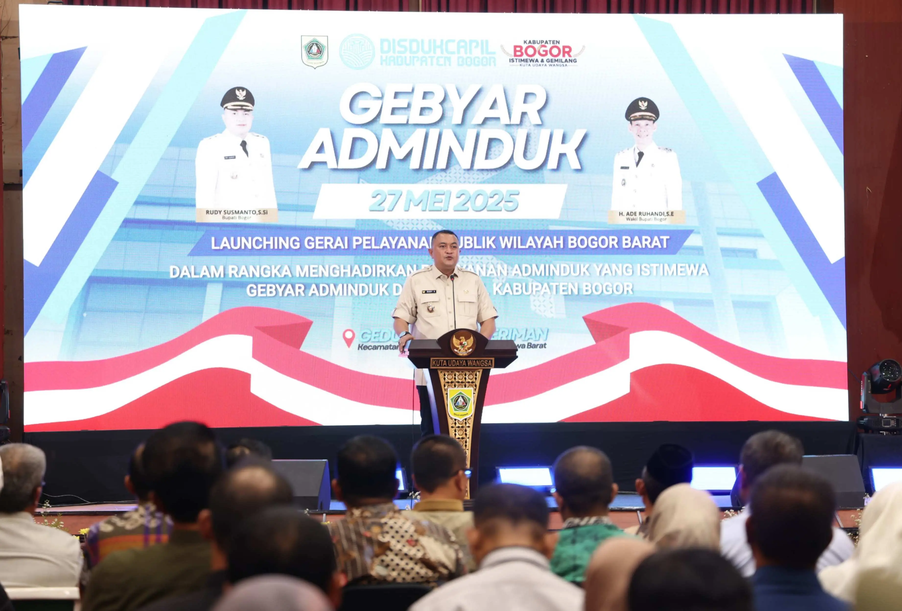 Bupati Bogor Rudy Susmanto Launching Gerai Pelayanan Publik Wilayah Bogor Barat