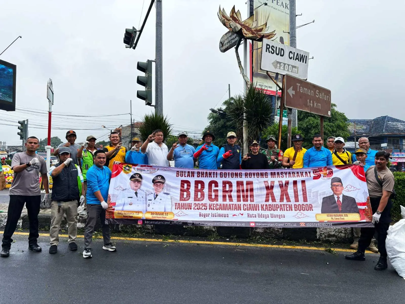 BBGRM Kecamatan Ciawi, DiIntegrasikan Dengan  Hari Jadi Bogor