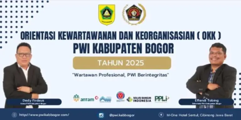 OKK PWI Kabupaten Bogor Diikuti 50 Peserta Dari Berbagai Daerah