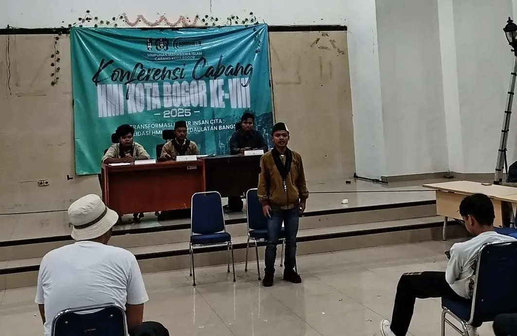 Konfercab HMI Kota Bogor, Moeltazam Terpilih Jadi Ketua Umum Periode 2025-2026