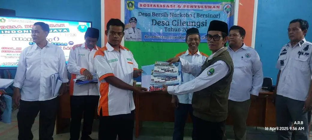 Ciptakan Generasi Bebas Narkoba, Pemdes Cileungsi Lakukan Penyuluhan