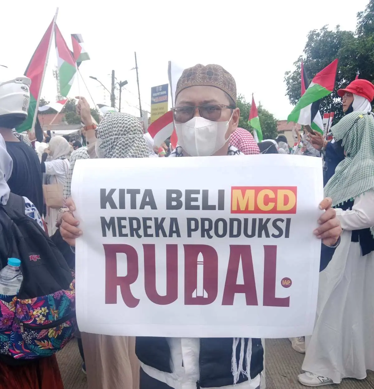 Ribuan Warga Tangsel Gelar Aksi Solidaritas Untuk Palestina. 