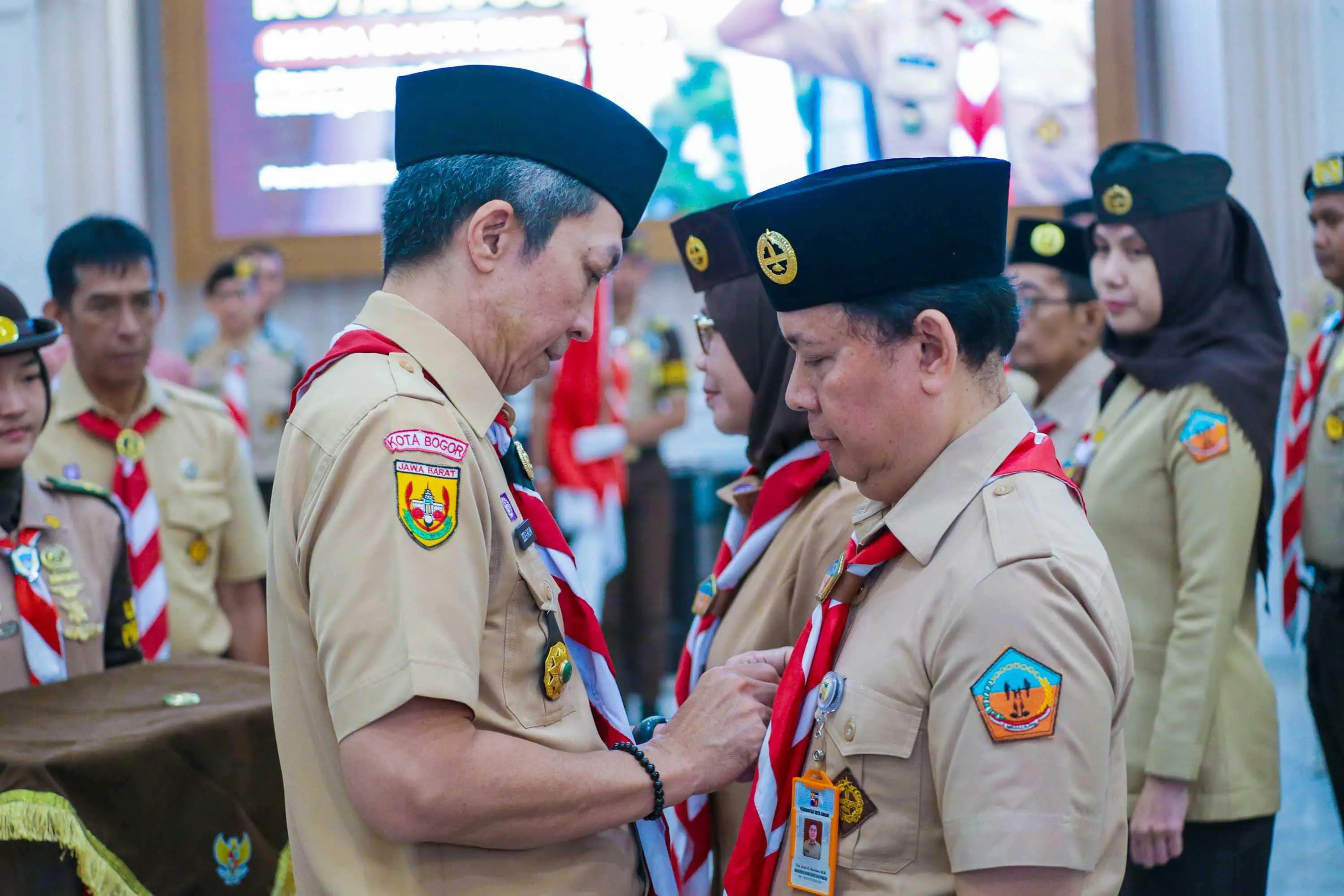 Wali Kota Bogor Dedie A Rachim Lantik Pengurus SAKA KENCANA Kota Bogor