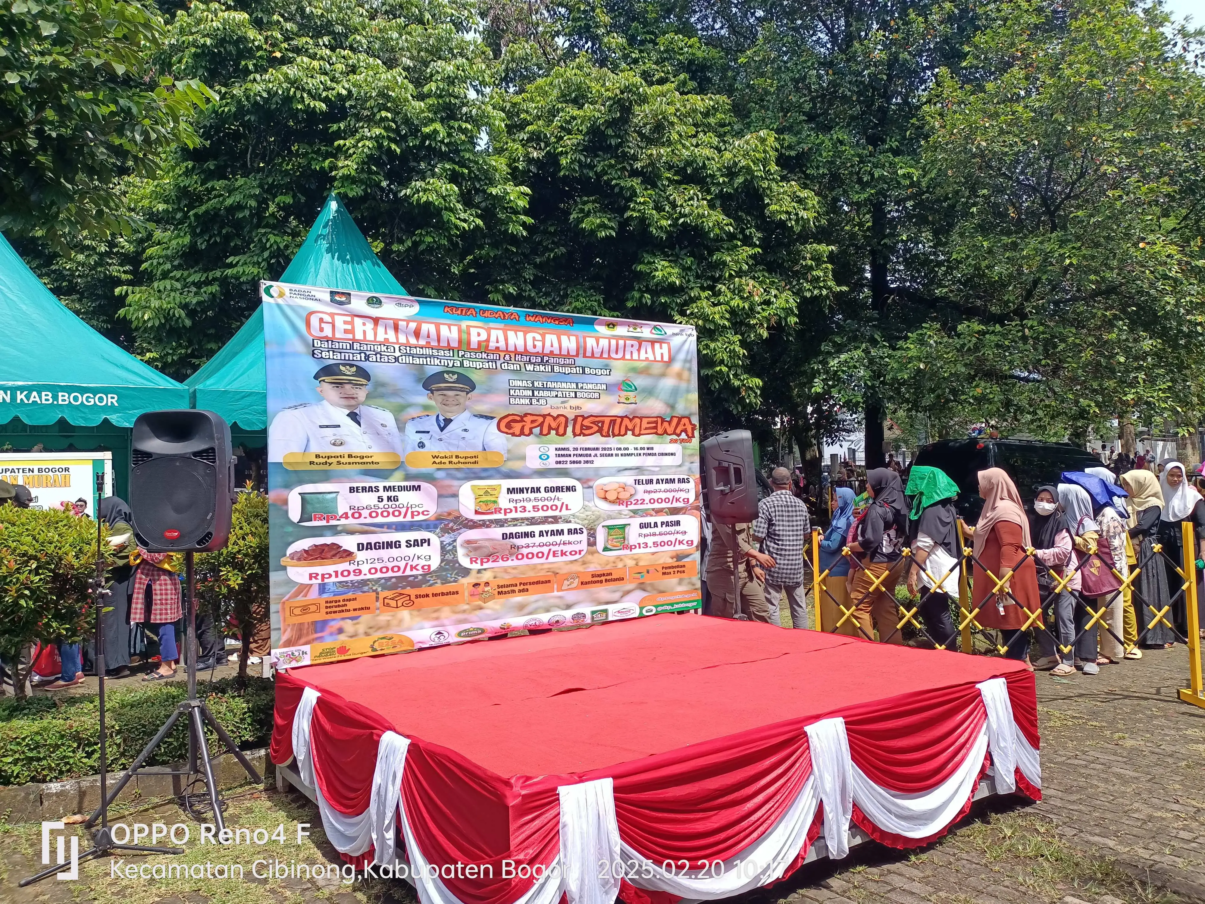 DKP Kabupaten Bogor Gelar Gerakan Pangan Murah Istimewa