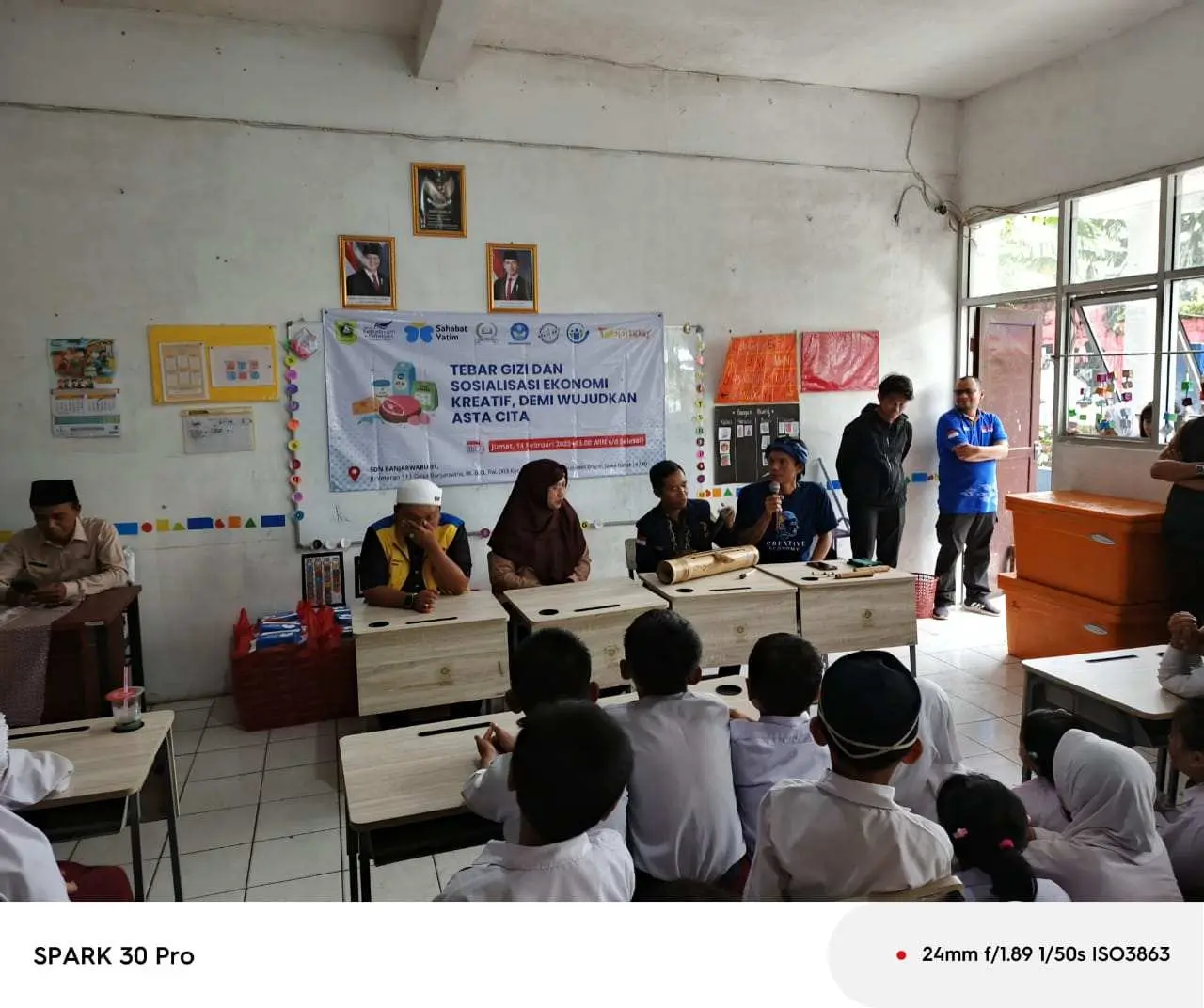 Wujudkan Asta Cita, Disbudpar Bersama Tagar Motekart Tebar Makanan Bergizi