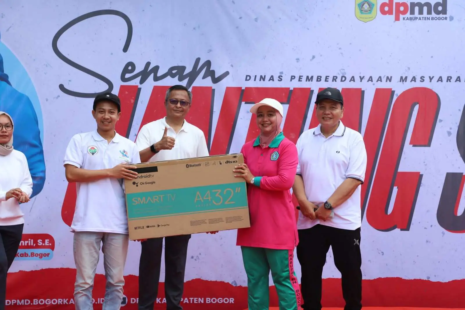 Pj Bupati Bogor Bachril Bakri Senam Sehat Bersama ASN