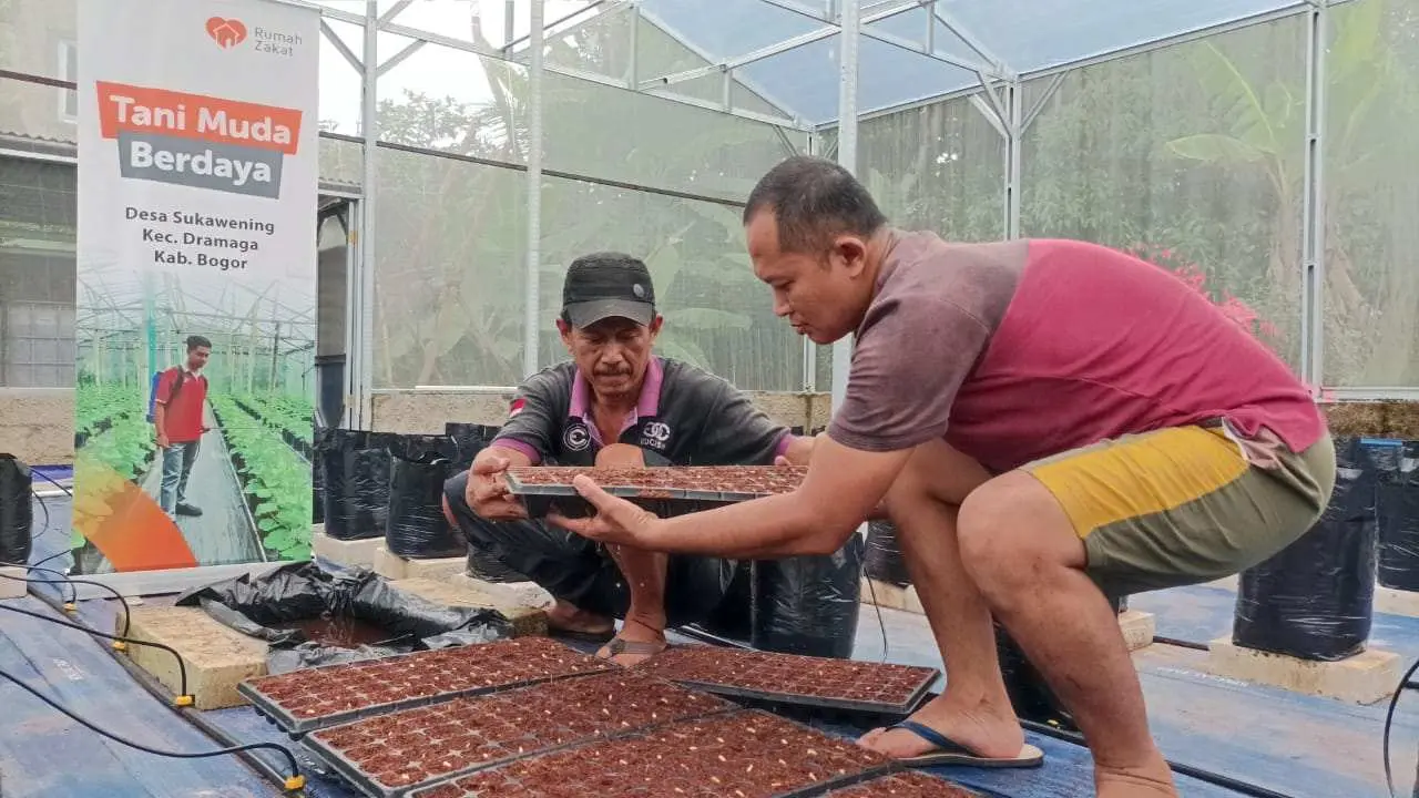 Rumah Zakat di Bogor Luncurkan Program Budidaya Melon Hidroponik